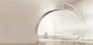 医美整形几何线条背景