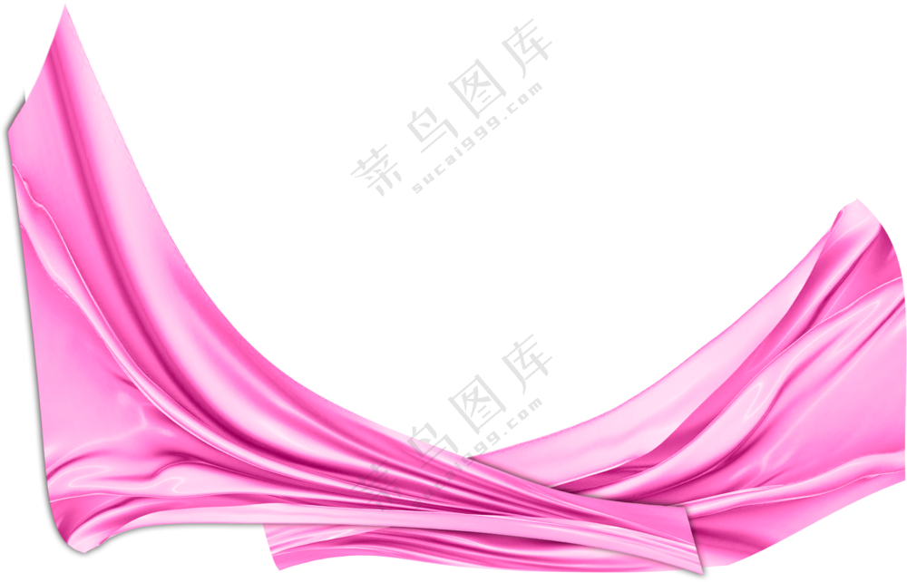 粉色的绸缎