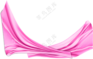 粉色的绸缎