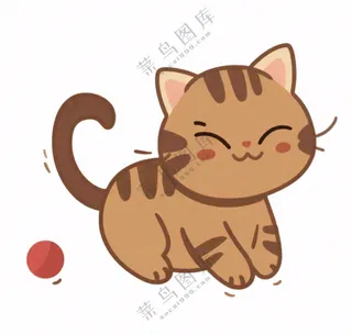 萌宠宠物卡通小猫可爱免抠