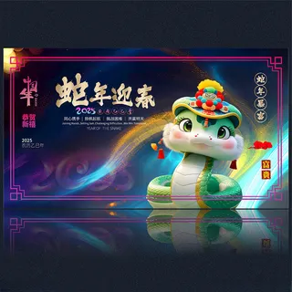 2025新年 2025新年PSD海报
