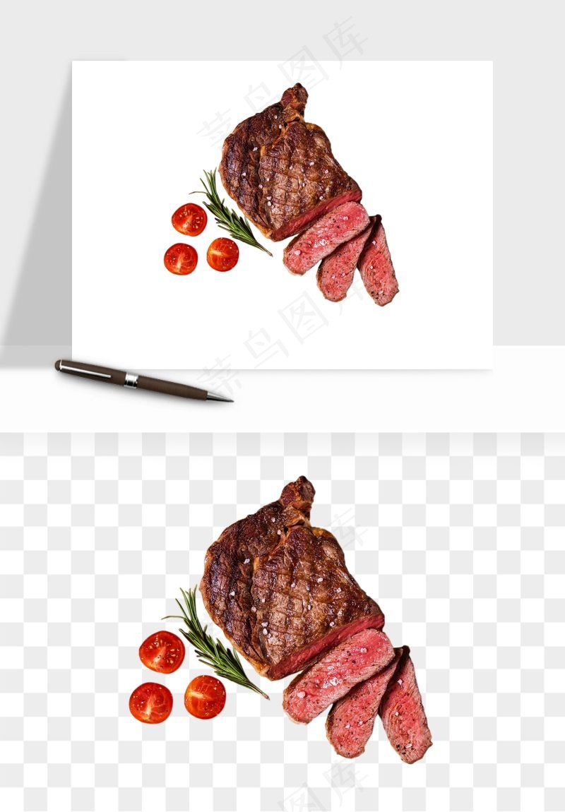 实物烧烤烤肉美食png免抠