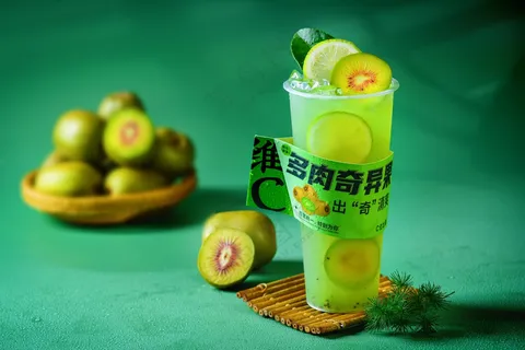 奇异果冰柠茶