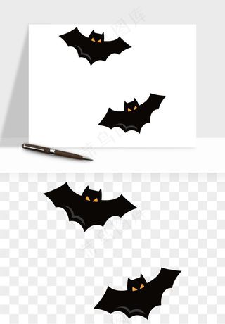 卡通蝙蝠png免抠