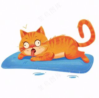 小猫猫咪宠物动物卡通插画免抠