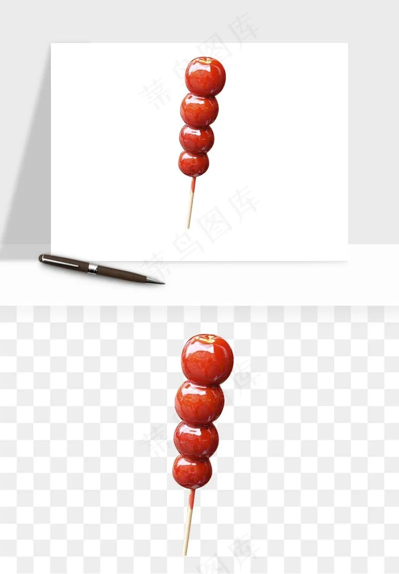 冰糖葫芦png免抠