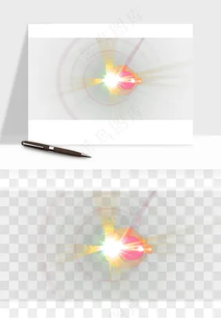 光晕光圈阳光太阳光效png免抠