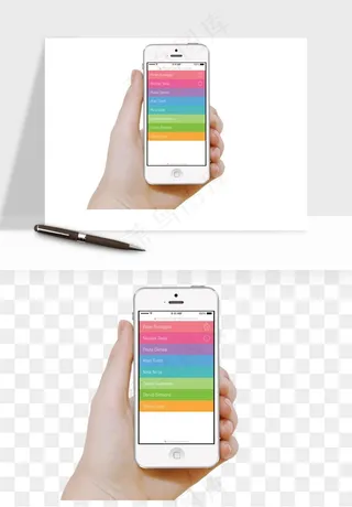 手拿手机素材png免抠