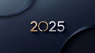 2025质感风格新年数字图片