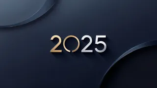 2025质感风格新年数字图片