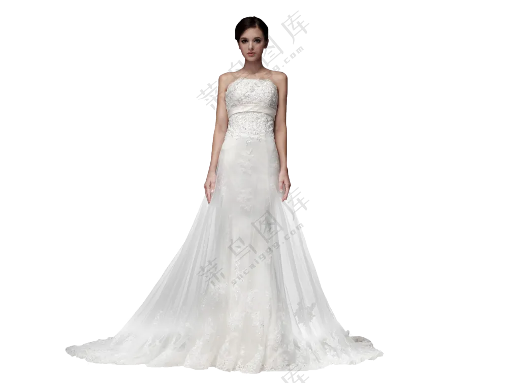 白色婚纱新娘裙子