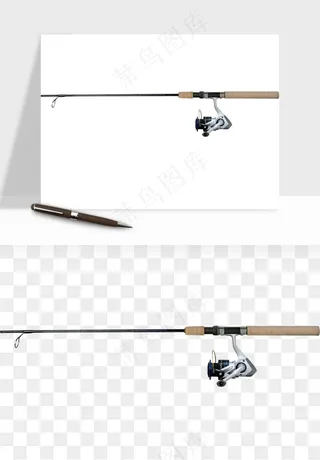 钓鱼竿png免抠