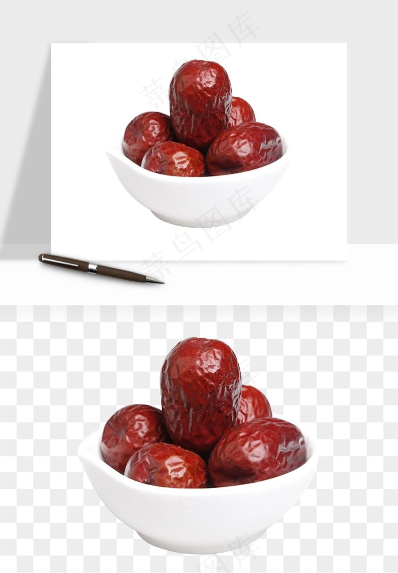 红枣大枣png免抠