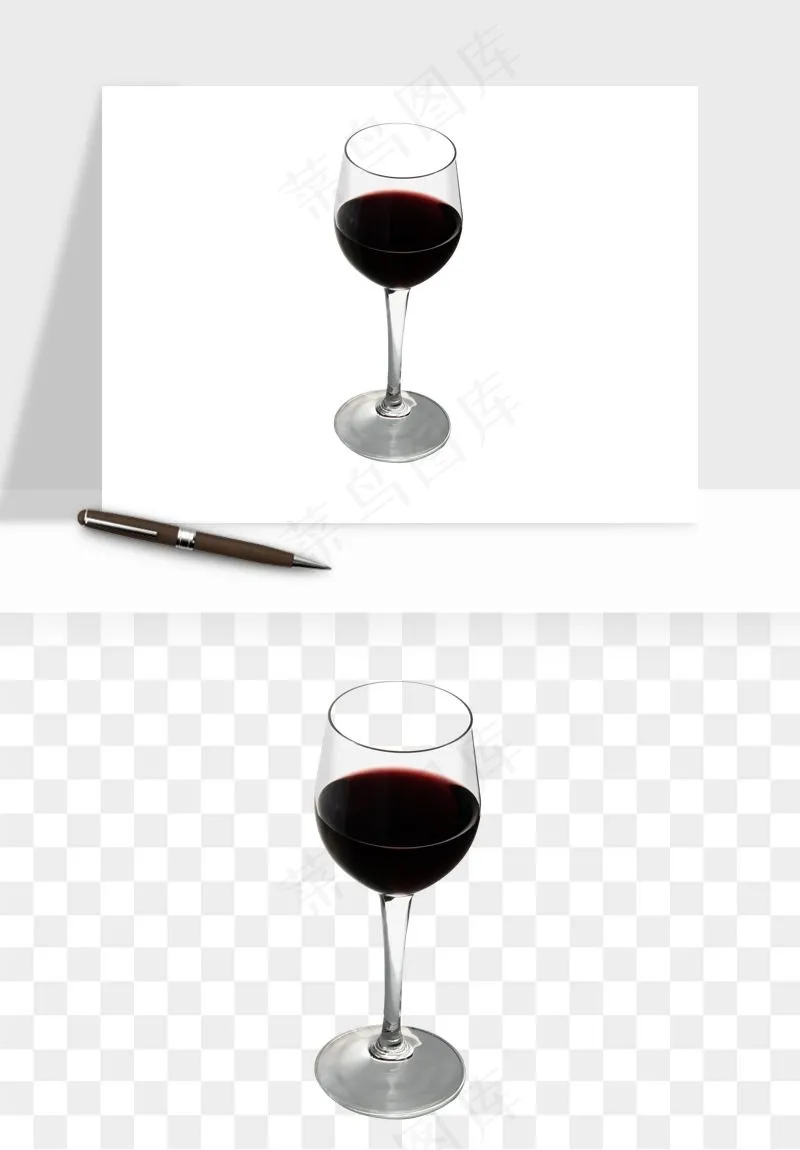 红酒玻璃酒杯png免抠