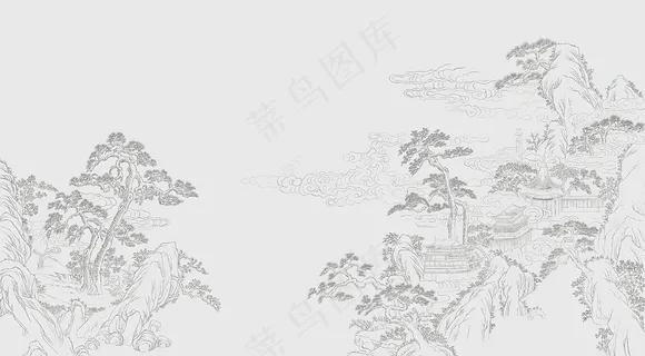 蒲公英高清中式壁画002