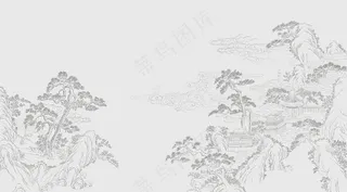 蒲公英高清中式壁画002