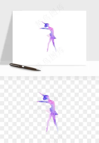 跳舞芭蕾女孩png免抠