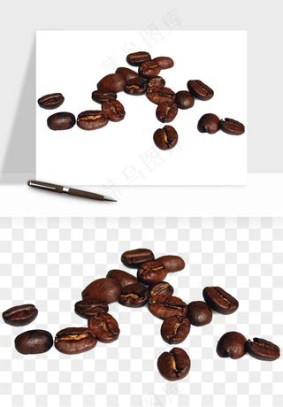咖啡豆png免抠
