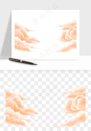 国潮祥云海浪云层云彩png免抠