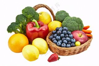 新鲜蔬菜水果生鲜摄影免抠