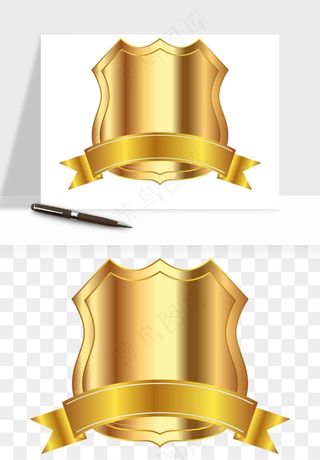 盾牌护盾认证品质徽章png免抠