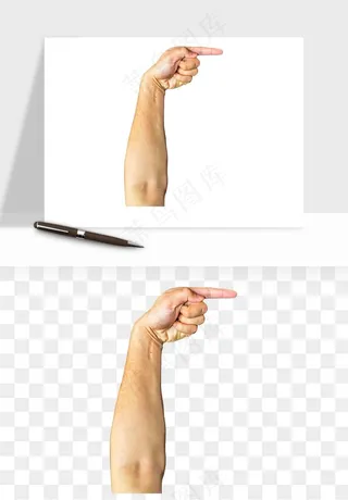 手势手部动作手指png免抠