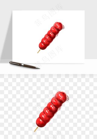 冰糖葫芦png免抠