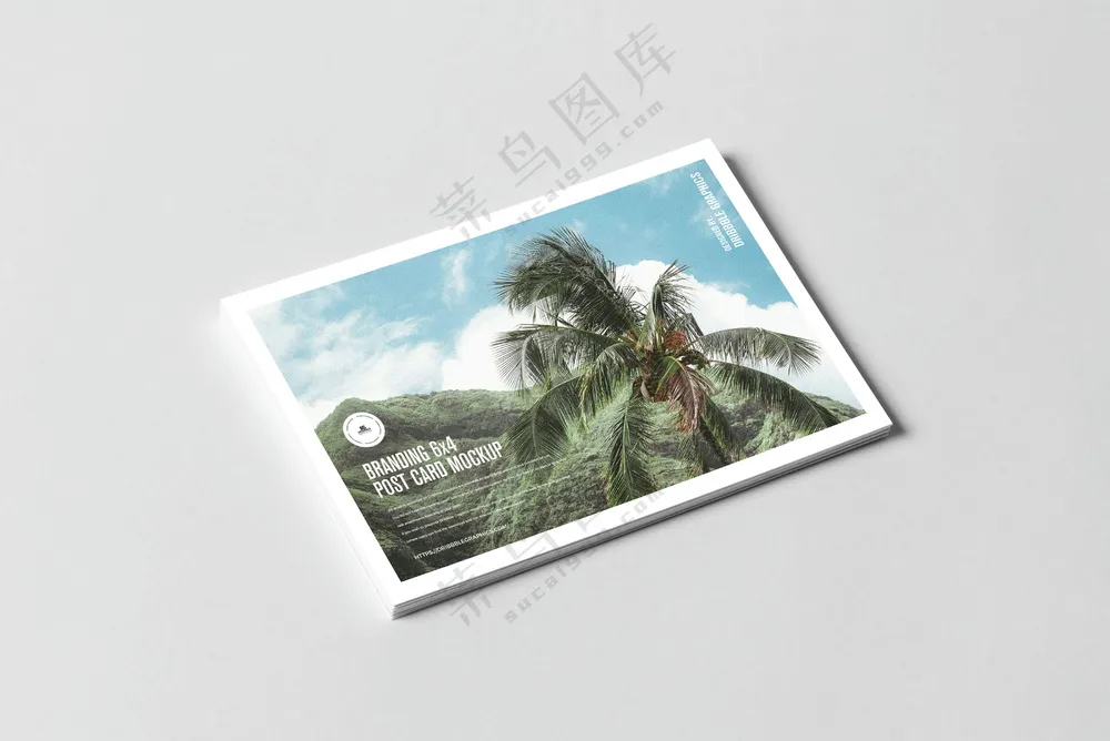 07明信片样机名片贺卡卡片请柬文创展示样机PSD素材