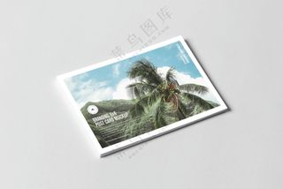 07明信片样机名片贺卡卡片请柬文创展示样机PSD素材