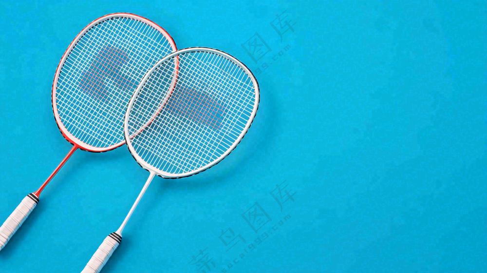 羽毛球竞技运动摄影图