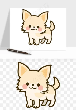 卡通狗狗猫咪png免抠