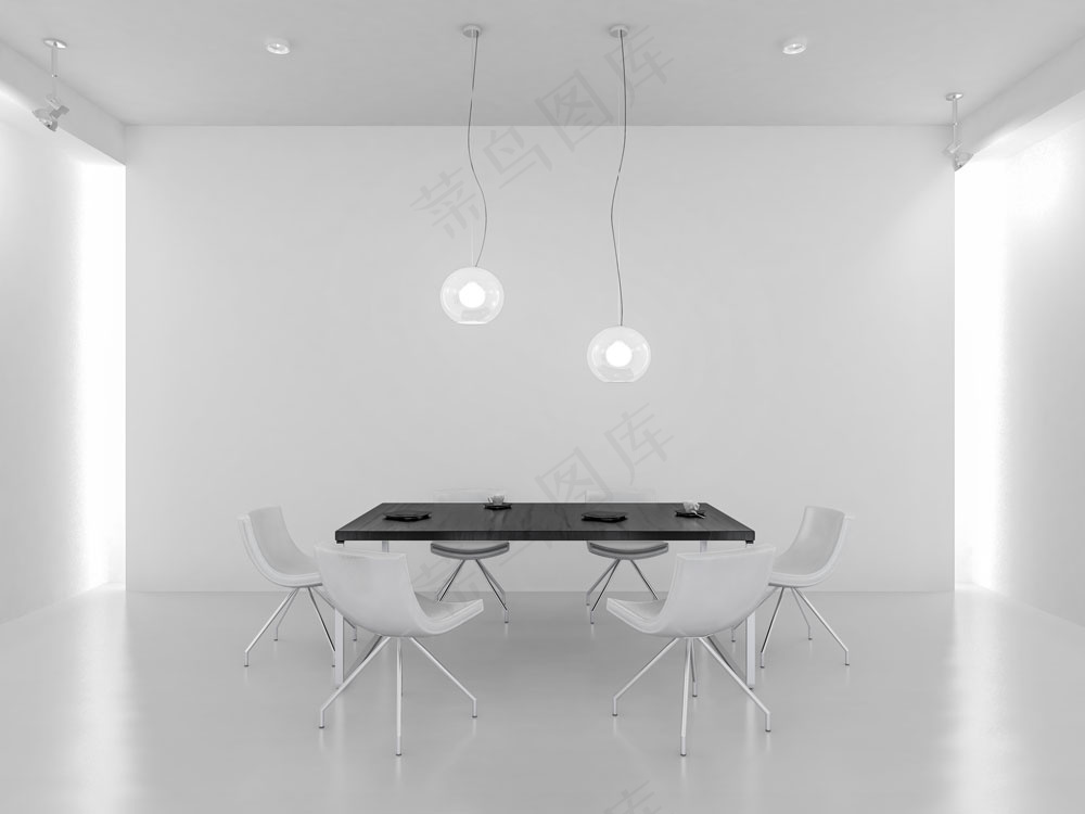 办公会议室工作室场景psd-276