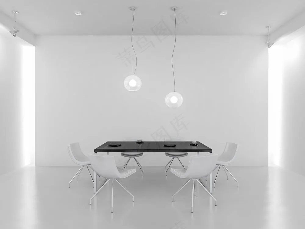 办公会议室工作室场景psd-276