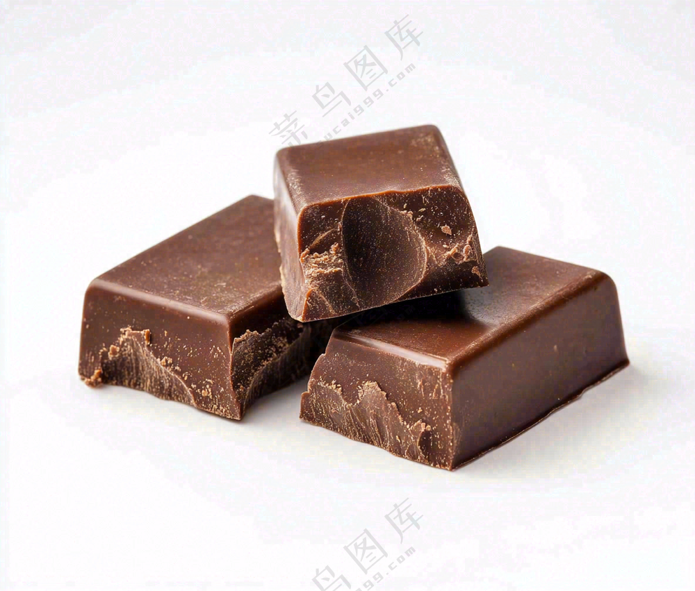 黑巧巧克力美味美食摄影图