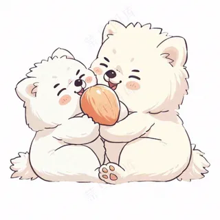 小狗宠物动物卡通插画免抠