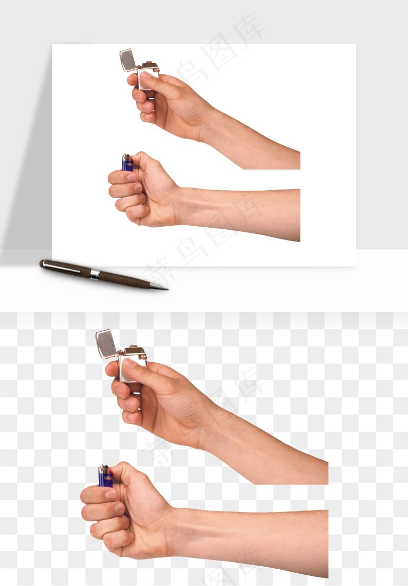手势手部动作手指png免抠