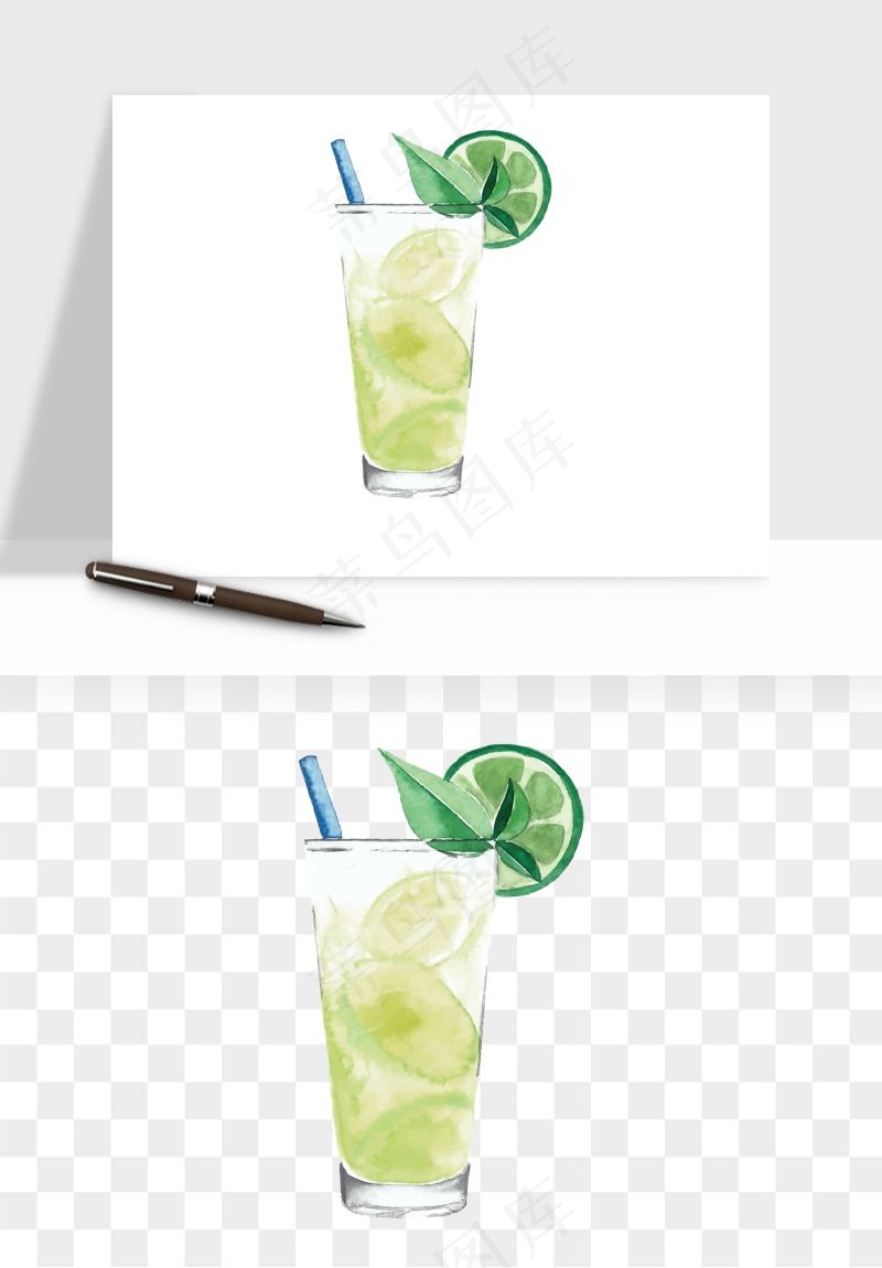 冷饮品果汁饮料png免抠图