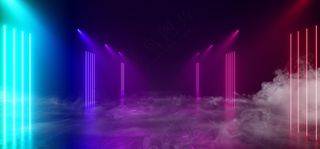 科技背景、舞台背景、彩色线条、炫酷背景、科技、炫酷、游戏背景