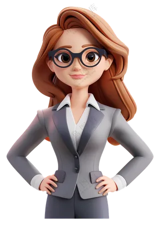 穿西装的女商人