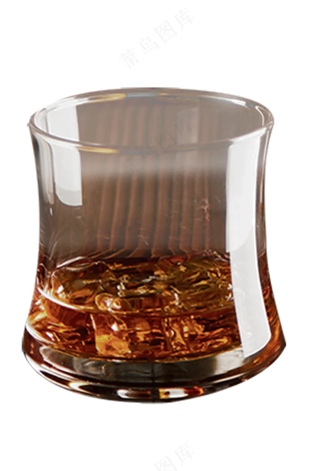 透明啤酒杯免抠