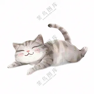 萌宠宠物卡通小猫可爱免抠