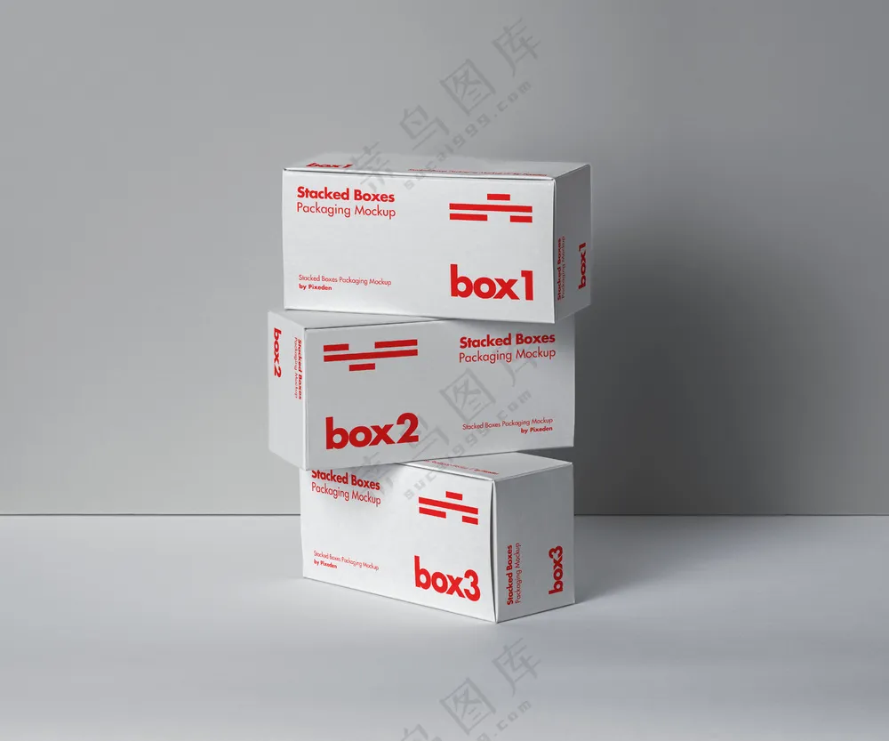 长方形包装盒  平面vi提案样机