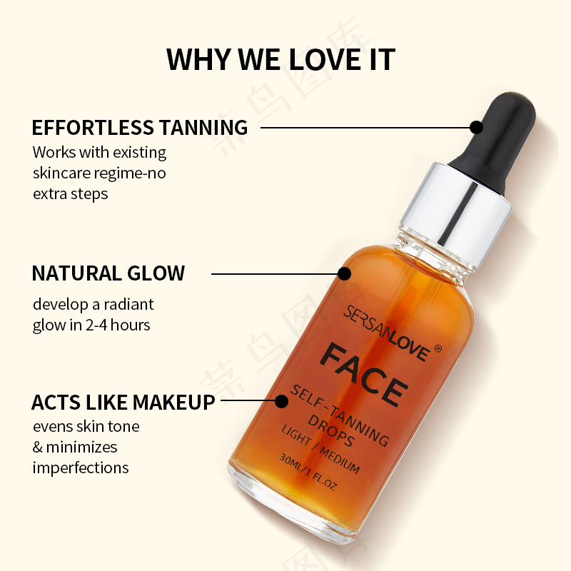 外贸黑美精华液主图详情海报