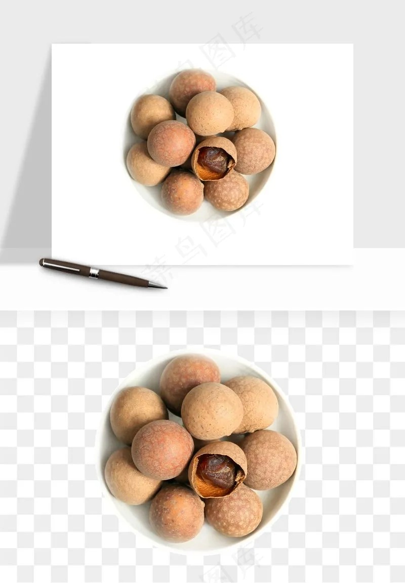 龙眼桂圆水果png免抠