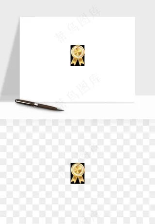 奖章勋章品质标签矢量png免抠