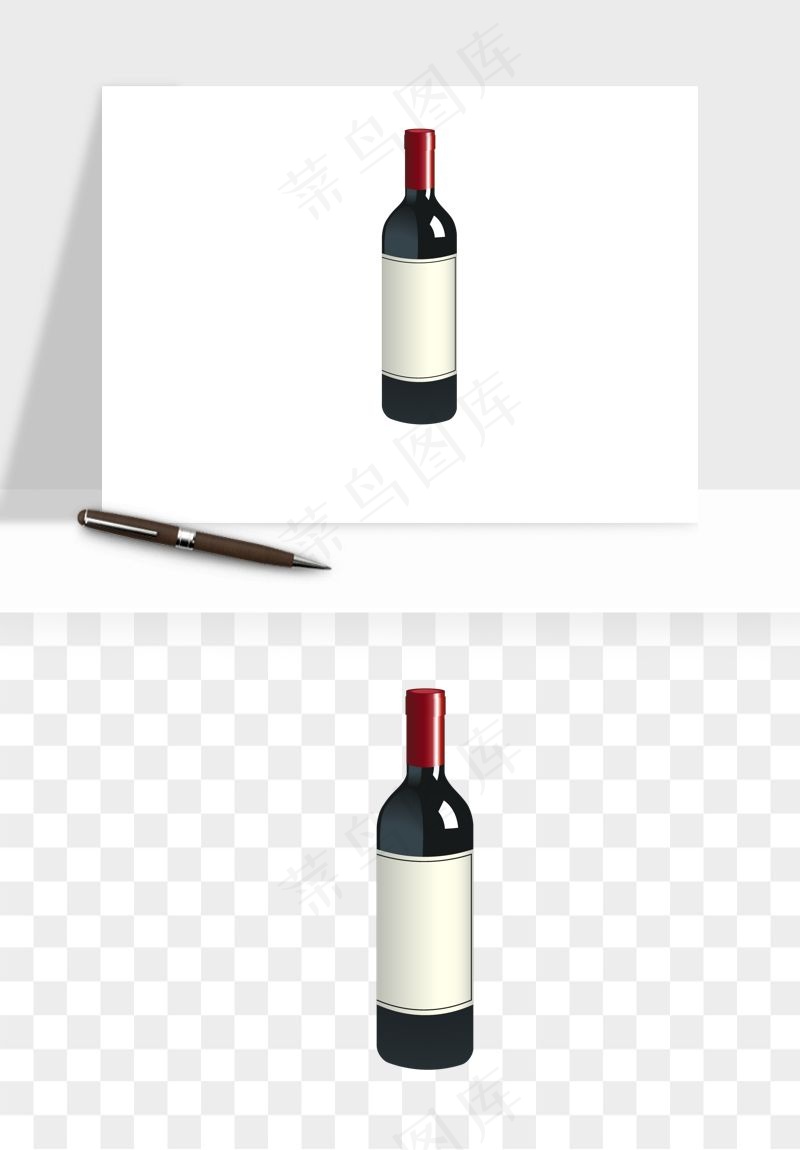 红酒玻璃酒杯png免抠