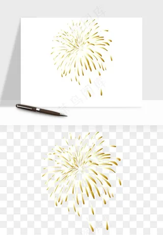 卡通烟花烟火礼花png免抠