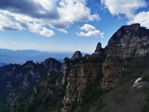 风景远山蓝天白云
