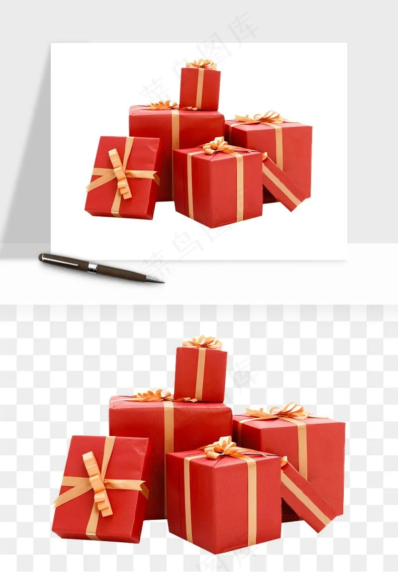礼盒礼物png免抠