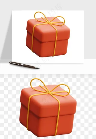 礼盒礼物png免抠